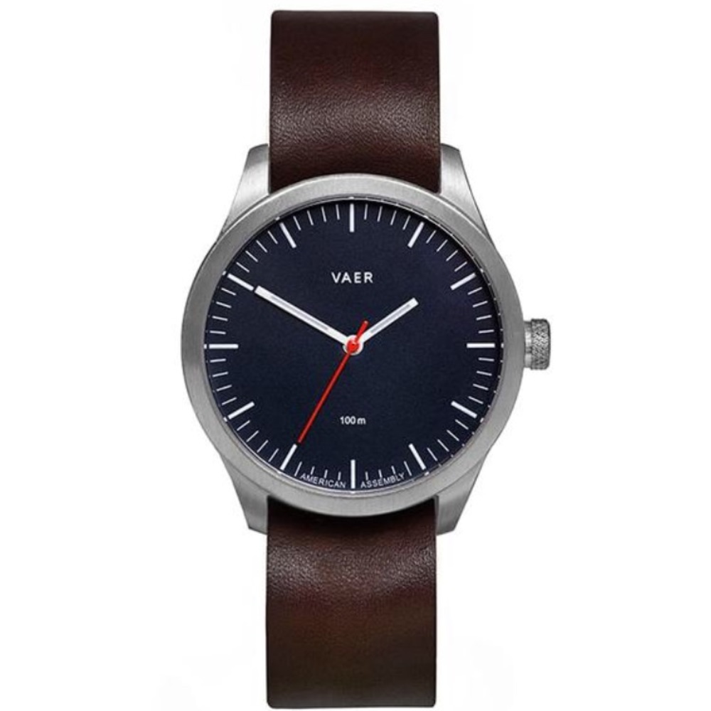 New Vaer Leather Band Watch